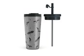 Keittiötarvikkeet - Burga Draco - Travel Mug 500ml with Flap & Straw Set - 974754