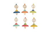 Lelut - Small Foot Wooden Top with String Display - 12605