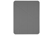 Tabletti - Kannet & Suojakotelot - Pomologic - BookFold Clear for iPad 10.2 9th Gen Clear/Grey - POM-CLOC102-203