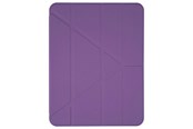 Tabletti - Kannet & Suojakotelot - Pomologic - BookFold Clear for iPad 10.2 9th Gen Clear/Purple - POM-CLOC102-205