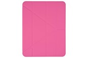 Tabletti - Kannet & Suojakotelot - Pomologic - BookFold Clear for iPad 10.2 9th Gen Clear/Pink - POM-CLOC102-207