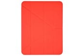Tabletti - Kannet & Suojakotelot - Pomologic - BookFold Clear for iPad Air 11 M2/M3/M4 Clear/Red - POM-CLOCA109-204