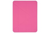 Tabletti - Kannet & Suojakotelot - Pomologic - BookFold Clear for iPad Air 13 M2/M3/M4 Clear/Pink - POM-CLOCA129-207