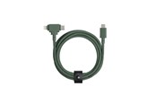 USB kaapelit - Native Union Belt Duo mobile phone cable - BELT-CCL-GRN-NP