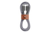 USB kaapelit - Native Union Belt Cable - Lightning cable - Lightning / USB - 1.2 m - BELT-KV-CL-CS-BK-2