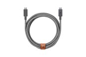 USB kaapelit - Native Union Belt USB cable - BELT-PRO2-ZEB-NP