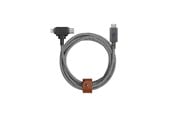 USB kaapelit - Native Union Belt Duo Pro mobile phone cable - BELT-PROCCL-ZEB-NP