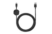 USB kaapelit - Native Union Night Cable-Lightning - NCABLE-L-CS-BLK-NP