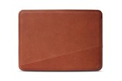 Laukut - Decoded Leather Frame Sleeve for Macbook 16 inch Chocolate Brown - D22MFS16CHB