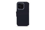 Puhelin - Kannet ja kotelot - Decoded Leather Detachable Wallet for iPhone 14 Pro Max Navy - D23IPO14PMDW5NY