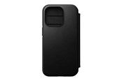 Puhelin - Kannet ja kotelot - Nomad Modern Leather Folio - iPhone 14 Pro Black Leather - NM01243885