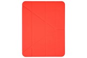 Tabletti - Kannet & Suojakotelot - Pomologic - BookFold Clear w/Pencil for iPad Air 11 M2/M3/M4 Clear/Red - POM-PENCLOCA109-204