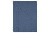 Tabletti - Kannet & Suojakotelot - Pomologic - BookFold Clear w/Pencil for iPad Air 11 M2/M3/M4 Clear/Navy - POM-PENCLOCA109-206