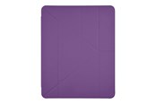 Tabletti - Kannet & Suojakotelot - Pomologic - BookFold Clear w/Pencil for iPad Pro 11 M4/M5 Clear/Purple - POM-PENCLOCP11-205
