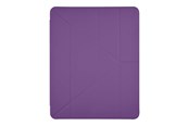 Tabletti - Kannet & Suojakotelot - Pomologic - BookFold Clear w/Pencil for iPad Pro 13 M4/M5 Clear/Purple - POM-PENCLOCP129-205
