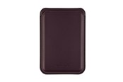 Puhelin - Muut lisävarusteet - Pomologic Card Wallet Stand Plum w/Mag - POM-CWS-309