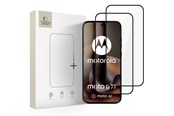 Puhelintarvikkeet - Näytönsuojat - Tech-Protect Glass Fit+ 2-Pack Tempered Glass for Motorola Moto G67 / G77 - Black - 5906302323241