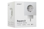 Sähkökytkimet - AVOLT Square 2 Socket extender with 30W Dual USBC Gotland Gray - SQ2-EUFC30-WMGG