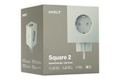 Sähkökytkimet - AVOLT Square 2 Socket extender with 30W Dual USBC Oak Green - SQ2-EUFC30-WMOG