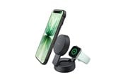 Puhelin - Adapterit & Laturit - Belkin UltraCharge 25w Qi2 Compact 2in1 for phone and watch Charcoal - WIZ043kqCH