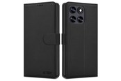 Puhelin - Kannet ja kotelot - Tech-Protect Wallet Case for Motorola Moto G67 / G77 - Black - 5906302323258