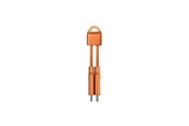 Puhelin - Adapterit & Laturit - Nomad ChargeKey - USB C | V2 | Stellar Orange - NM014643858