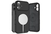 Puhelin - Kannet ja kotelot - Tech-Protect Silicone MagSafe Case for iPhone 17 - Black - 5906302330133