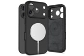 Puhelin - Kannet ja kotelot - Tech-Protect Silicone MagSafe Case for iPhone 17 Pro - Black - 5906302330157