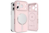 Puhelin - Kannet ja kotelot - Tech-Protect Silicone MagSafe Case for iPhone 17 Pro - Pink - 5906302330232