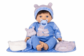 Nuket & tarvikkeet - Tiny Treasures Hippo Layette Set - 30701