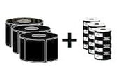 Paperit, valokuvapaperit ja tarrat - Zebra Z-Select 2000T - ZIPSHIPKIT3