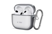 Puhelin - Kannet ja kotelot - Tech-Protect Slim Hook Case for AirPods 4 - Gray - 5906302370269