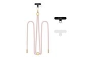 Puhelin - Kannet ja kotelot - Tech-Protect C2S Rope Crossbody Strap - Pink - 5906302371228
