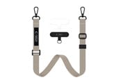 Puhelin - Muut lisävarusteet - Tech-Protect C65 Rope Crossbody Leash - Beige - 5906302370993