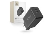 Puhelin - Adapterit & Laturit - Tech-Protect NC45W-GAN 2-PORT PD45W AC Charger - Black - 5906302372386