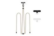 Puhelin - Muut lisävarusteet - Tech-Protect C7S Rope Crossbody Strap - Beige - 5906302377305