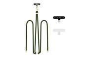 Puhelin - Muut lisävarusteet - Tech-Protect C7S Rope Crossbody Strap - Olive - 5906302372003