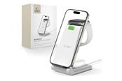 Puhelin - Adapterit & Laturit - Tech-Protect  QI15W-A36 3in1 Charging Station for Apple - White - 5906302372157