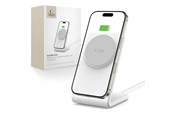 Puhelin - Adapterit & Laturit - Tech-Protect QI15W-A38 MagSafe Wireless Charger - White - 5906302372201