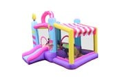 Ulkoleikit - Doctor Dolphin Doghnut pomppulinna sis. 350 watt puhaltimen - 72002