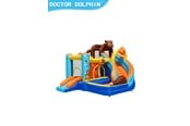 Ulkoleikit - Doctor Dolphin Hunajakarhu pomppulinna sis. 450 watt puhaltimen - 72069B