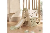 Ulkoleikit - Elite Toys Kids Zone aktiviteettitalo liukumäellä ja keinulla - 6950972