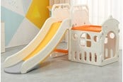 Ulkoleikit - Elite Toys Kids Zone aktiviteettiliukumäki koripallolla ja luolalla - 6950974