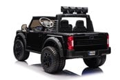 Tasapainopyörät, potkuautot ja potkulaudat - FORD Ford Super Duty F450 musta 24V, 2 henkilölle, 4x24V moottori, kumipyörät - 6951199