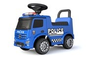 Tasapainopyörät, potkuautot ja potkulaudat - Mercedes Antos poliisin kävelyauto sireeneillä ja hälytysvaloilla. - 6950928