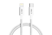 USB kaapelit - Tech-Protect UltraBoost USB-C / Lightning PD27W/3A Cable 100 cm - Grey - 5906302380947