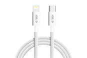 USB kaapelit - Tech-Protect UltraBoost USB-C / Lightning PD27W/3A Cable 200 cm - Grey - 5906302380954