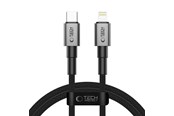 USB kaapelit - Tech-Protect UltraBoost DNA USB-C / Lightning PD27W/3A Cable 100 cm - Grey - 5906302380879