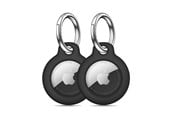 Puhelin - Kannet ja kotelot - Tech-Protect Rough 2-pack Case for Apple AirTag - Black - 5906302360710