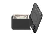 Puhelin - Muut lisävarusteet - Dux Ducis Rafi II Case for Samsung Galaxy S25 with Stand and Wallet - Black - 6971824161250